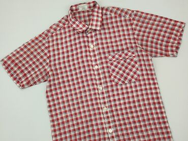 kombinezon cekiny krótki: Shirt 12 years, condition - Good, pattern - Cell, color - Red