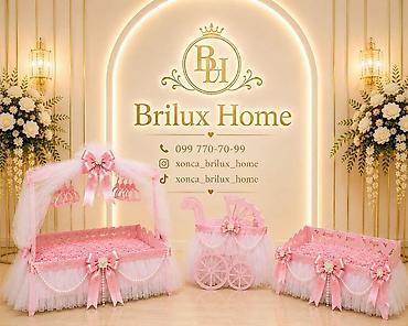 badambura xoncasi: Brilux Home – körpə tədbirləri üçün bəzək və aksesuarlar - Xonça və — 1