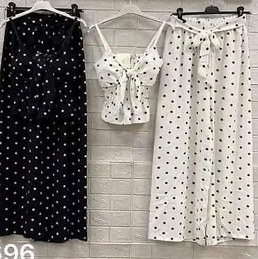 pepco suknja: Dvodijelni letnji komplet na tufne - Model: top + pantalone širokih — 3