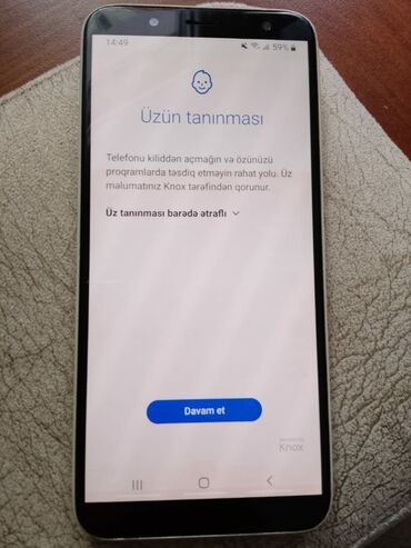 Samsung: Samsung Galaxy J6, 32 GB, Barmaq izi, Face ID