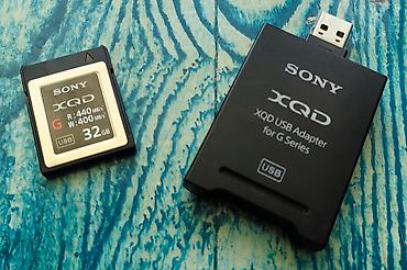 memory kart: Sony XQD G Series 32GB Memory Card & XQD USB Adapter Combo Sony — 1