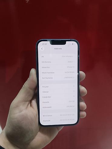 smart telefonlar: IPhone 13, 256 GB, Mavi, Face ID — 9