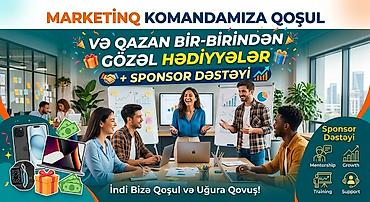 aşbaz isi: SMM menecer tələb olunur, İstənilən yaş, Təcrübəsiz — 3