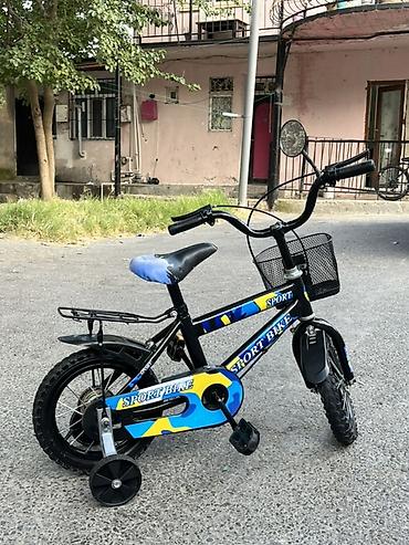 Velosipedlər: İşlənmiş İki təkərli Uşaq velosipedi 12", sürətlərin sayı: 1, Ünvandan götürmə — 2