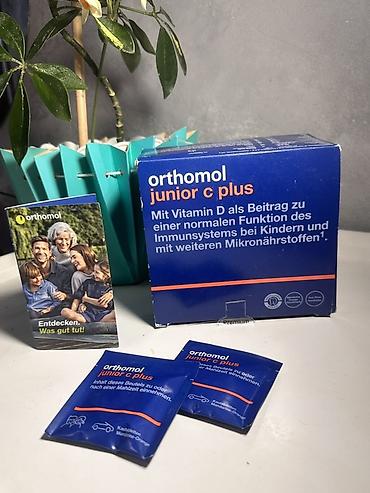 optitech vitamin c: Orthomol Junior C Plus – uşaqlar üçün mikroelementlərlə zəngin vitamin — 1