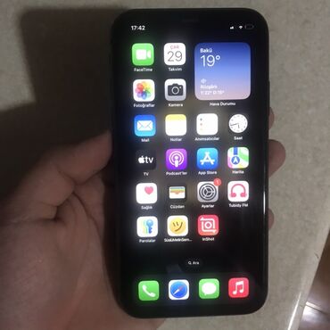 2 ci əl iphone 12: IPhone 11, 64 GB, Qara, Zəmanət, Simsiz şarj, Face ID
