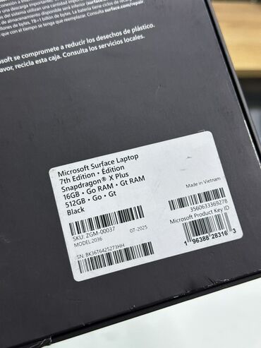 Ноутбуки: Ультрабук, Microsoft Surface, 16 ГБ ОЗУ, Snapdragon X Plus, 13.5 ", Новый, Для работы, учебы, память NVMe SSD — 9