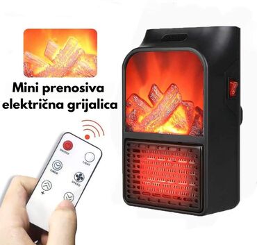stedisa za sporet sa ventilatorom: Cena 1900din Mini Prenosiva Električna Grejalica u Obliku Kamina LED