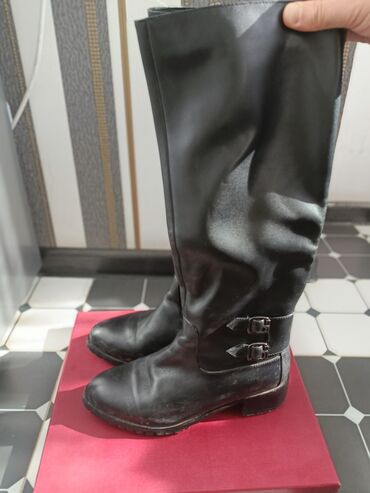 сапошка женские: Женские высокие сапоги Leinidina - Цвет: черный - Материал верха