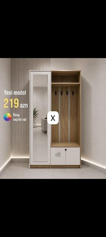guzgu boydan: Yeni model dəhliz üçün geyim dolabı və asılqan sistemi — 1
