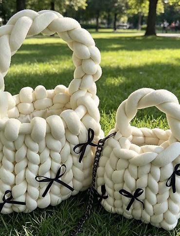 bez üçün çantalar: ☁️Marshmallow & Mini Marshmallow-u təqdim edirik☁️ Bütün buludlar — 3