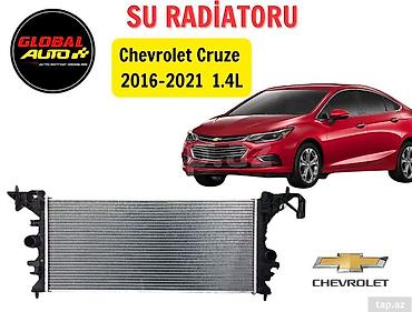 istilik radiator: Chevrolet Cruze 2016-2021 1.4L, Yeni — 1