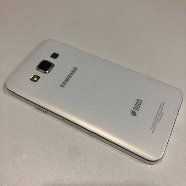 телефоны буу: Samsung Galaxy A3, Б/у, 16 ГБ, цвет - Белый, 2 SIM