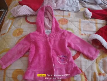 pletenje prsluka za bebe: Prelepa jaknica za prelaz za bebe devojcice Vel 68 u super stanju