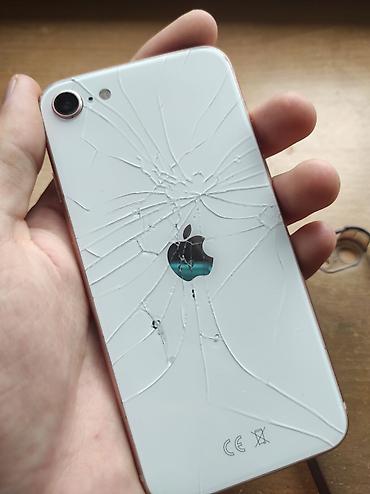 Apple iPhone: IPhone 8, Б/у, 64 ГБ, Белый, Чехол, 72 % — 4