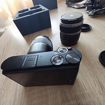 nikon camera: YI M1; 4K 30fps + 2 объектива f/1.8 — полный комплект. Продаю YI M1 в — 2