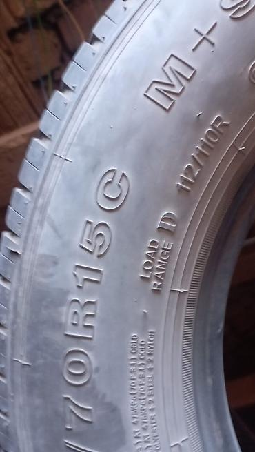 16 lt: Резина в комплекте, 4 шт,от спринтера, размер 225/70 R 15.,цена 6000т — 3
