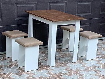 Masa və oturacaq dəstləri: Mətbəx üçün, 4 stul — 14