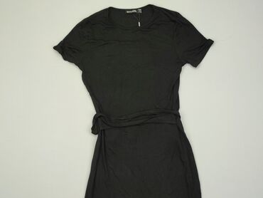 czarna sukienki krótka: Sukienka, M, Prettylittlething, stan - Bardzo dobry