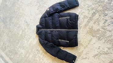 пуховик moncler черный укороченная: Пуховая куртка, темно-синяя (navy) - Теплая стеганая модель с — 3