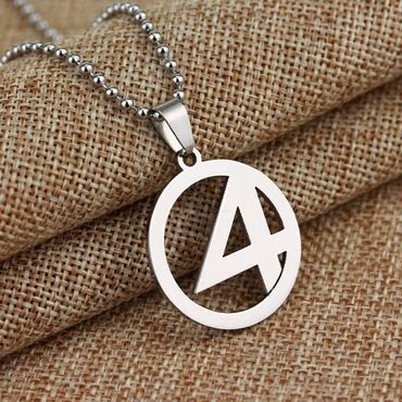 rastegljive pertle za patike: Pendant necklace, Material: Stainless steel