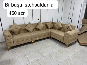 Sifarişlə bağ mebeli: Künc divan, Qonaq otağı üçün