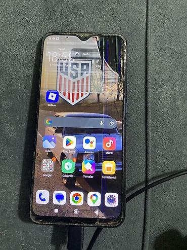 xiaomi redmi 9 t: Redmi 9, 64 GB, rəng - Göy, Qırıq — 1