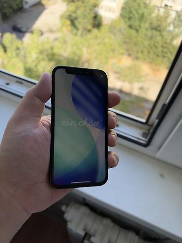 Уюлдук телефондор жана аксессуарлар: IPhone 12 mini, Колдонулган, 256 ГБ, Кара, Коргоочу айнек, 89 % — 2