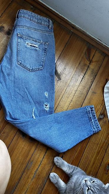 duymə: Topshop Mom cins şalvar – “petite” seriyası - Model: Mom fit, yüksək — 2