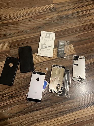 Apple iPhone: IPhone SE, Б/у, 128 ГБ, Space Gray, Защитное стекло, Кабель, Чехол, 100 % — 14