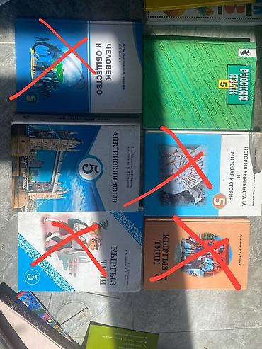 Книги и журналы: Подборка школьных учебников и др (Кыргызстан) Состав: - Русский язык — 3