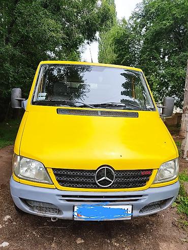 авто фрион: Mercedes-Benz Sprinter CDI — жёлтый фургон/микроавтобус. Особенности — 1
