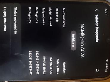 samsung a02s: Samsung Galaxy A02 S, 32 GB, rəng - Göy, İki sim kartlı — 3