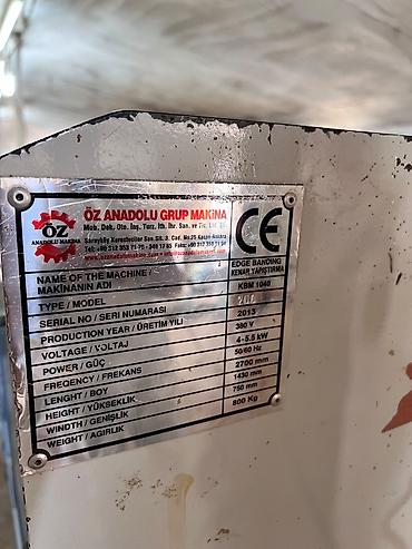 07 sekili: Öz Anadolu Makina KBM-1040 kənarbağlama (edge banding) dəzgahı Qiymət — 6