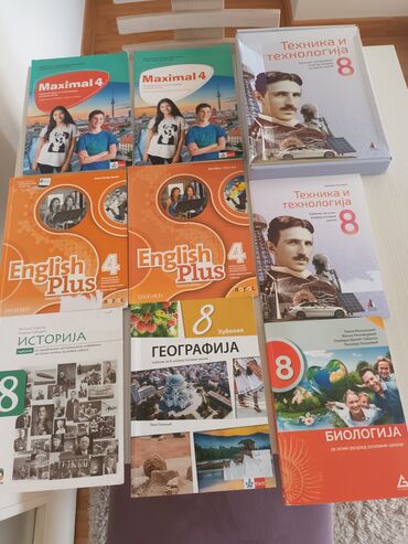 kremansko proročanstvo knjiga: Udzbenici za 8.razred.Sve knjige su veoma dobro ocuvane.Kupljene nove