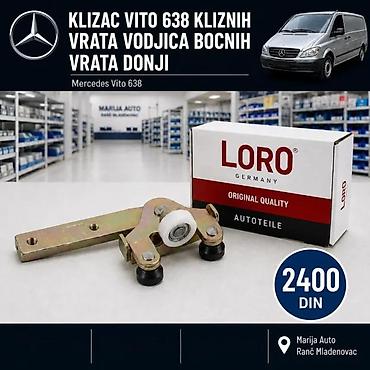 Bočna vrata: KLIZAC VITO 638 KLIZNIH VRATA VODJICA BOCNIH VRATA SET | Klizac — 1