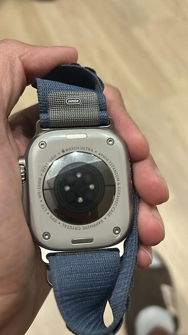 Apple Watch Ultra 49 mm. Iclouda dushub. Original kabelde var