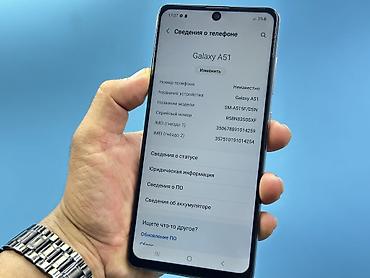 nokia e52: Samsung Galaxy A51, Б/у, 64 ГБ, цвет - Серый, 2 SIM — 6