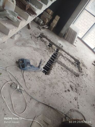 Beton işləri: Beton kəsmə beton deşmə xidməti Karot - HILTI DD 200 / 350 ilə 25 ° — 17