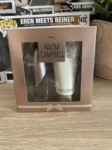 poly gel – komplet za nokte: Naomi campbell Gift Set (EDT Natural Spray 15 ml, Body Lotion 50 ml)
