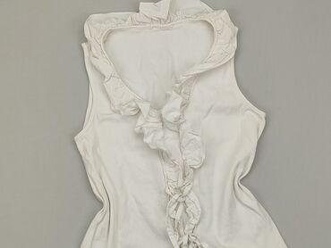 białe bluzki krótki rękaw eleganckie: Блуза жіноча, S, стан - Хороший