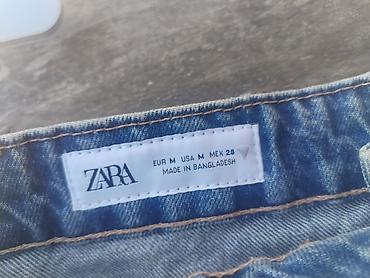 teksas suknjice: ZARA teksas suknja – RASPRODAJA - Veličina: M (EUR M / USA M / MEX 28 — 3