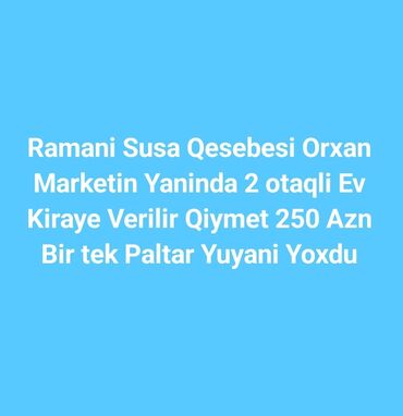 lenkeranda kiraye evler 2021: Kirayə 2 otaqlı ev. Məkan