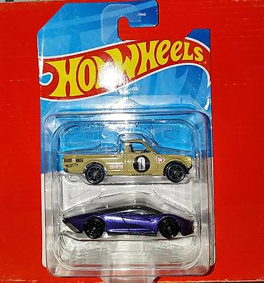 1: Hot Wheels 2-li die-kast maşın dəsti Hamısı birlikdə satılır. - Brend — 4