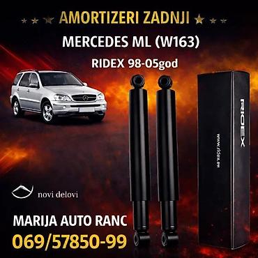 Sistem upravljanja i oslanjanja: AMORTIZERI MERCEDES ML 163 ZADNJI | amortizeri mercedes ml zadnji su — 2