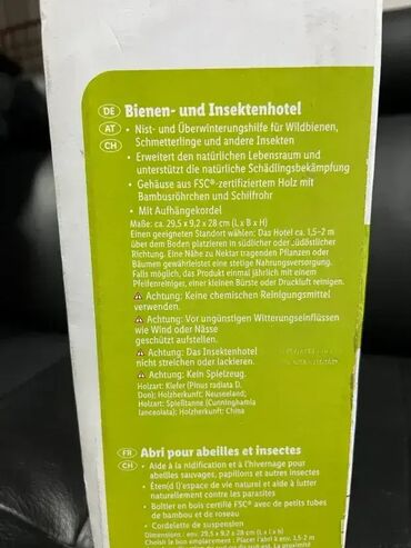 Baštenska dekoracija: *** AKCIJA *** #0972 Velika košnica - Hotel za insekte - Zoofari — 12