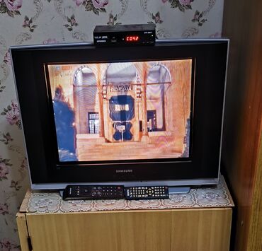 xiaomi mi tv 4s бишкек: Телевизор Samsung slim + приставка для цифрового телевидения, всё