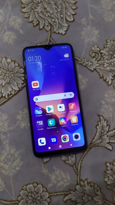 ipod touch 4 купить: Redmi, Redmi 9T, Колдонулган, 128 ГБ, түсү - Көк, 2 SIM