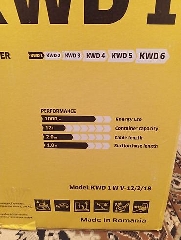 karcher пылесос: Пылесос Karcher KWD 1 многофункциональный 12 литров 1000 ватт Новый — 4