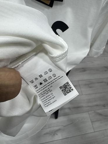 Футболки: Мужская футболка, L, XL, 2XL, Boss, Новый, цвет - Белый, Самовывоз — 4